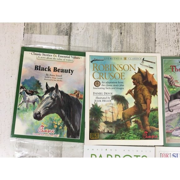 Lot of 16 Chick-fil-a Books Kids Classics DK Amazing Animals Parrots Science Vtg - Picture 2 of 14